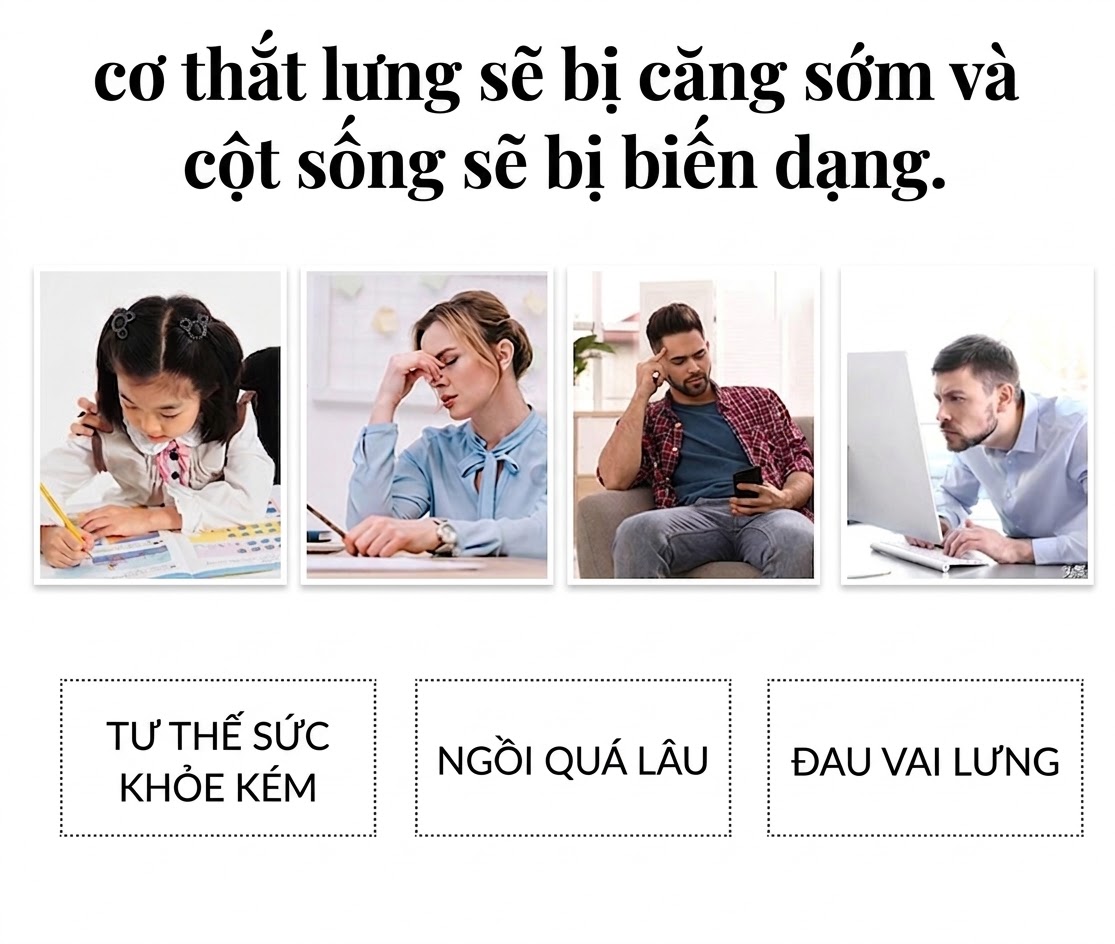 tác dụng của đai đeo chống gù lưng